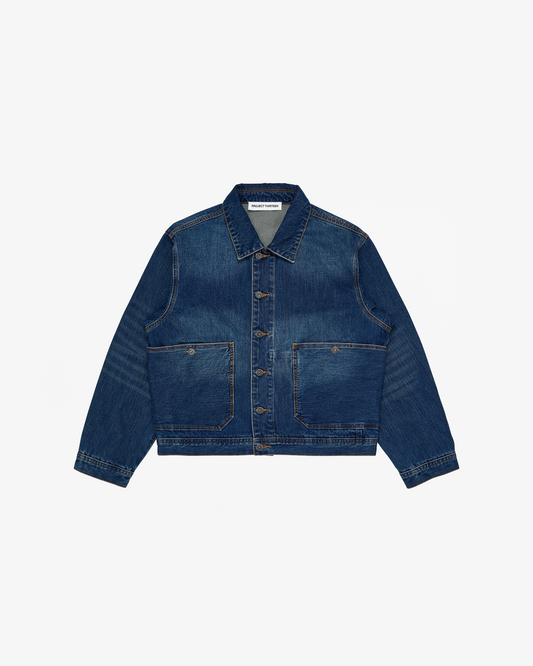 NOAH JACKET IN WASHED INDIGO