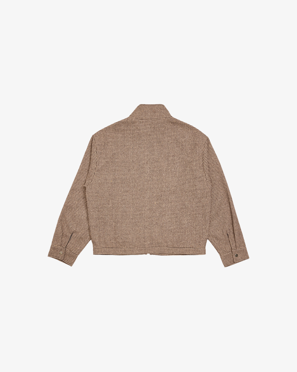 HOUNDSTOOTH ZIP UP
