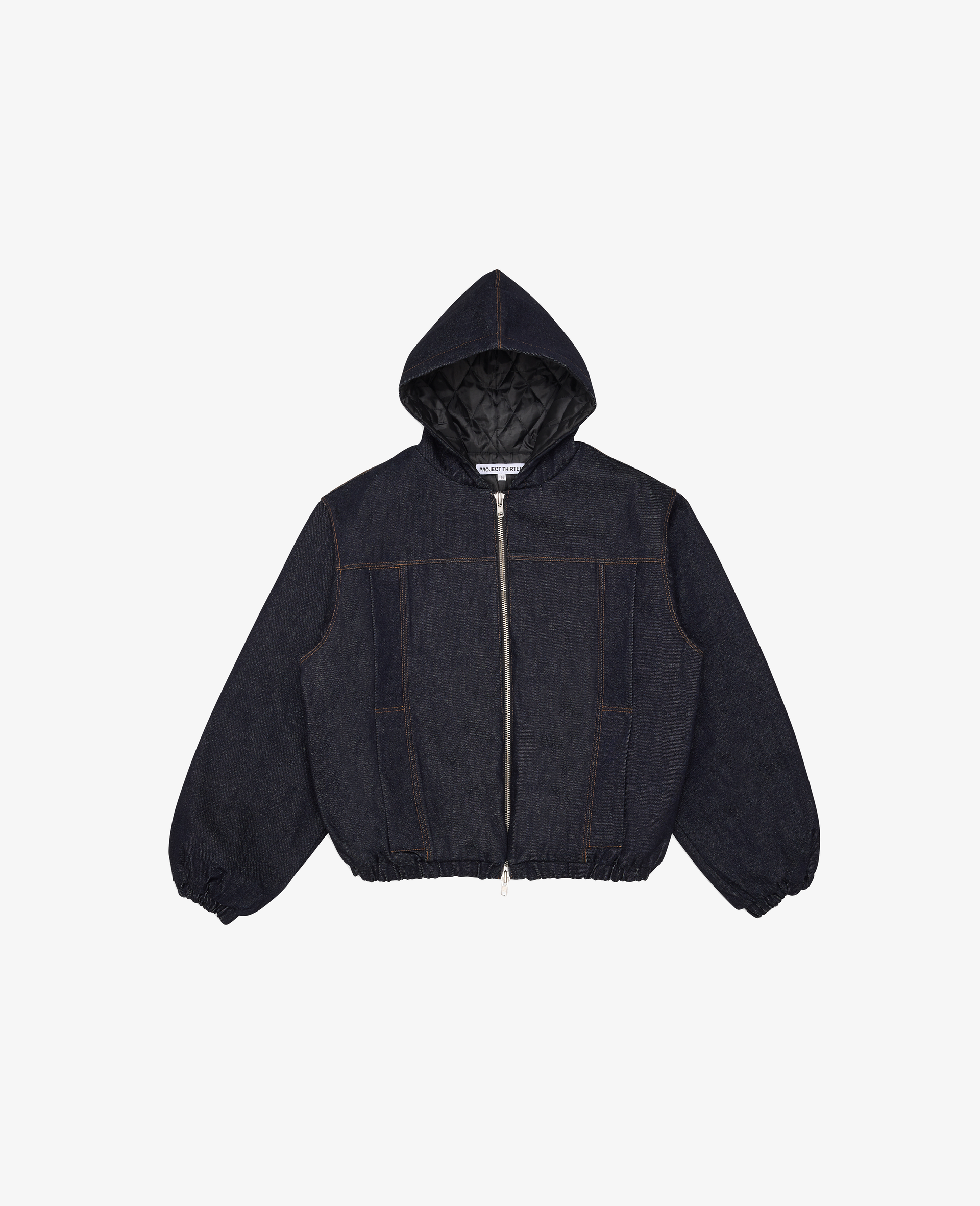 ジャケット・アウター Projectthirteen Raw Denim Zipper Hoodie RAW DENIM JACKET IN INDIGO – PROJECT THIRTEEN