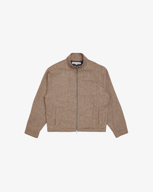 HOUNDSTOOTH ZIP UP